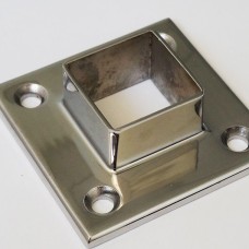 Фланец нержавеющий приварной встык с выступом квадратный Ду 10 Ру 6 12Х18Н10Т 10х14х15х10 мм ГОСТ 12821-80