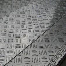 Лист нержавеющий рифленый г/к квинтет AISI 304 8 мм