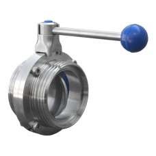 Затвор нержавеющий дисковый поворотный запорный фланцевый ДУ 65 Ру 10 Арма-Пром ЗПД-САЗ